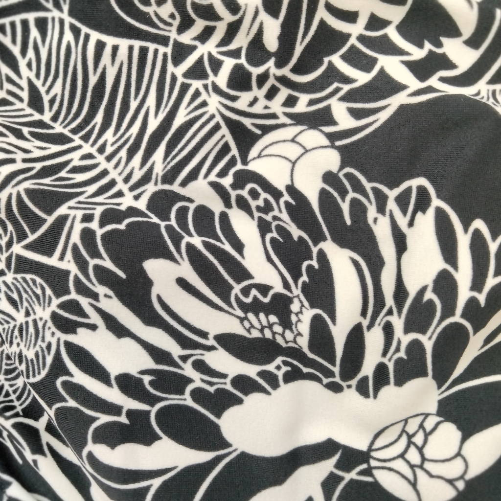 Debenhams Nwot Black And White Floral Print Bikini Bottom Women's Size 6 — image 7 of 8
